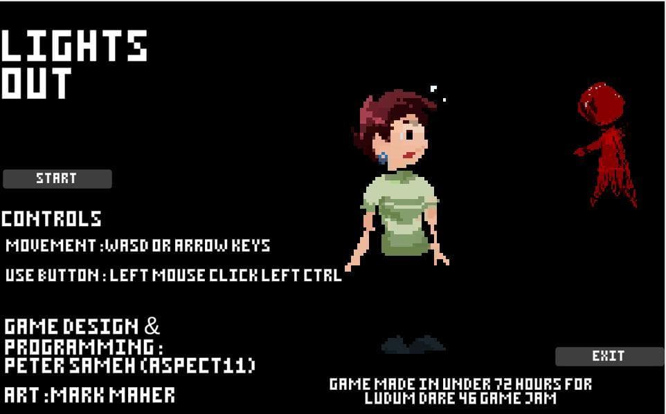 Lights Out (itch) (Aspect11) screenshot 2