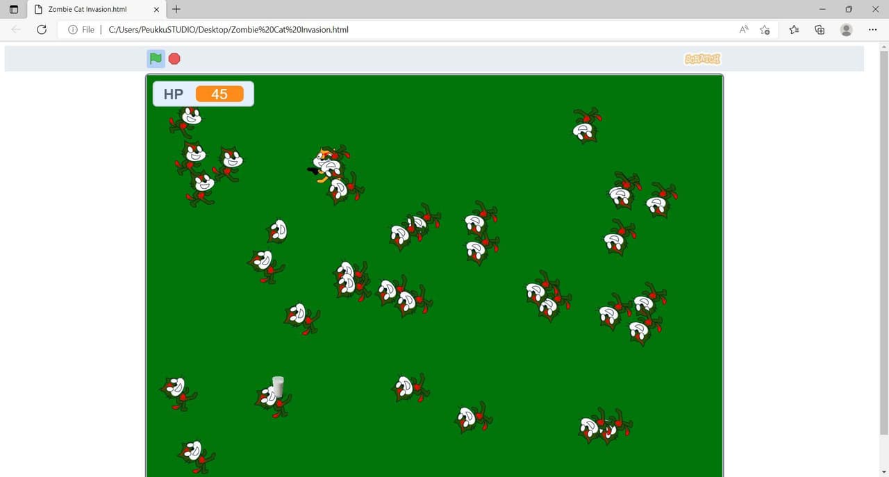 Zombie Cat Invasion