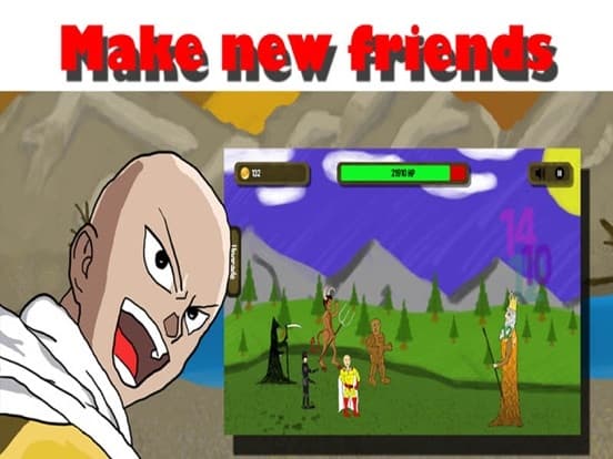 One Inch Man - Power Dragon Warrior Clicker screenshot 2