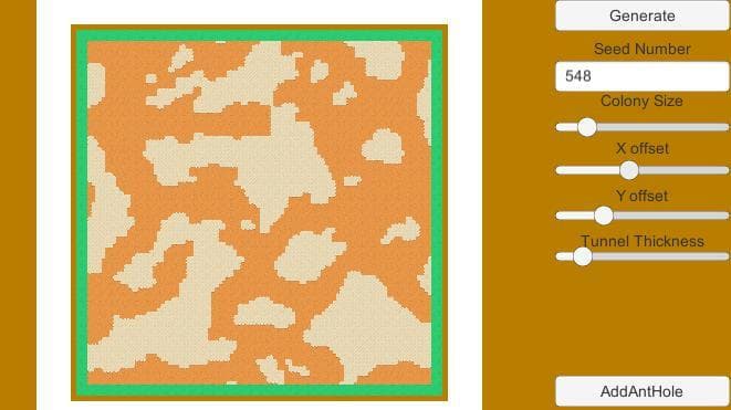 Procedural Ant Colony (Extremely Unoptimized) screenshot 2