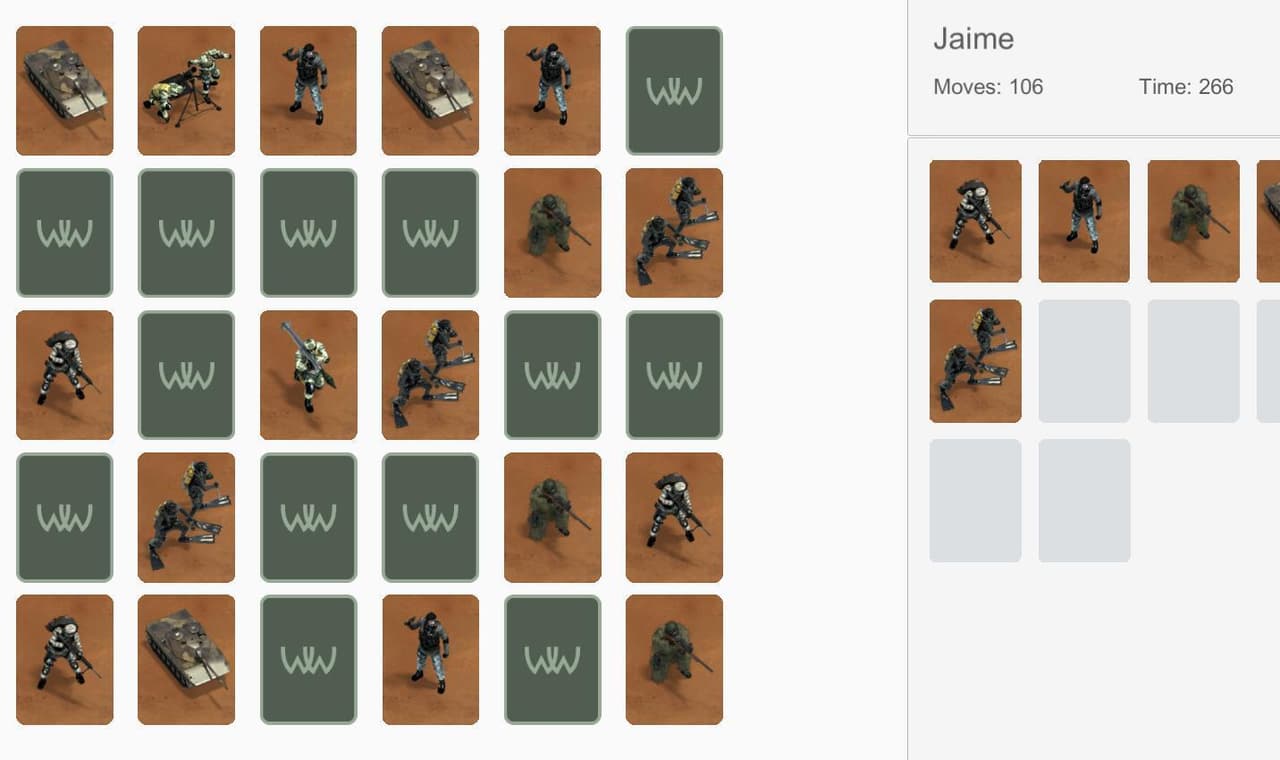 Matching Soldiers