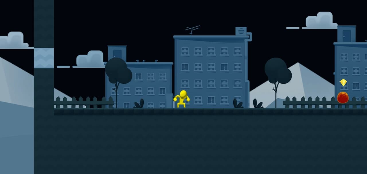 2D side scroller web gl