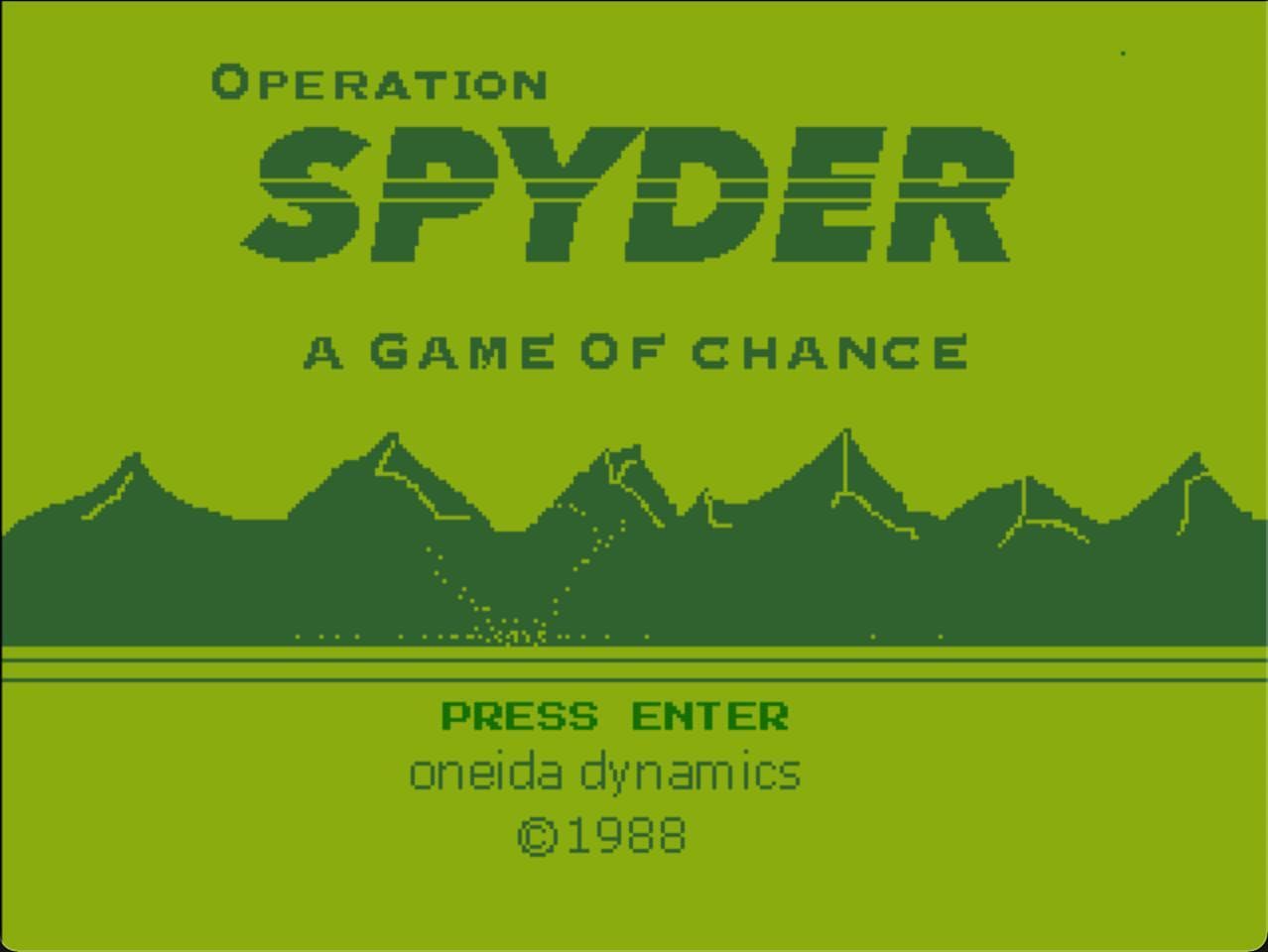 Winter Buglympics / Operation Spyder screenshot 3