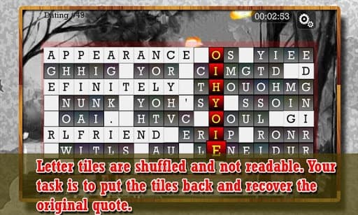 WORD PUZZLE for ROMANTIC SOUL screenshot 2