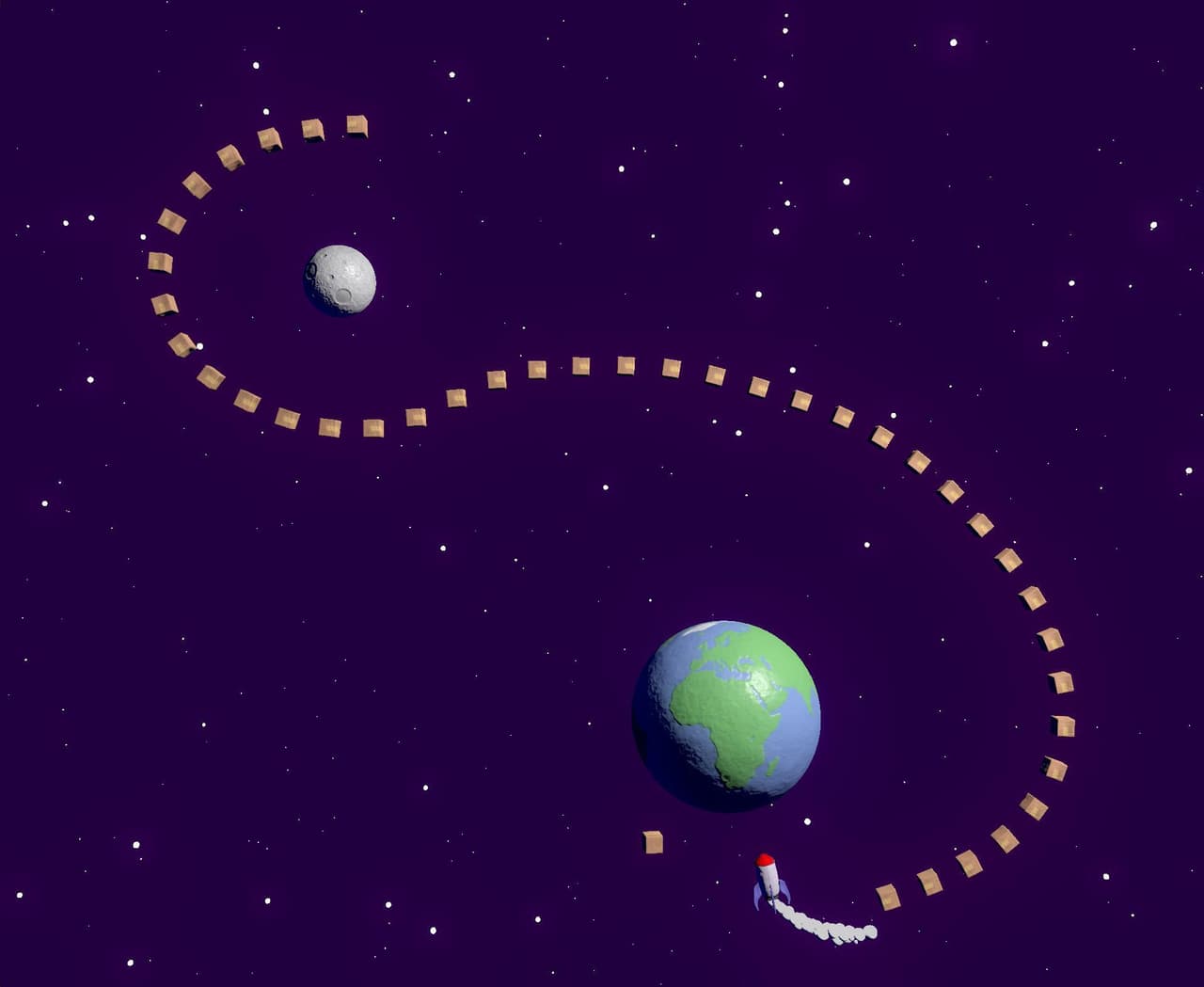 Space Courier (kylewlacy) screenshot 3