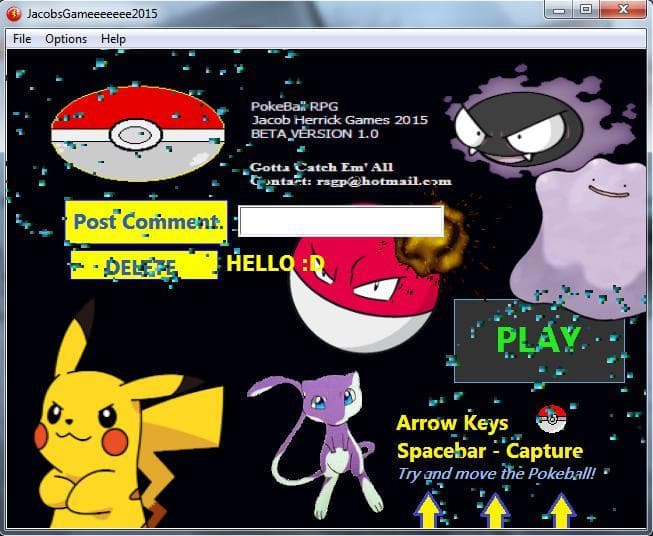 PokeBall RPG Beta Version 1.0