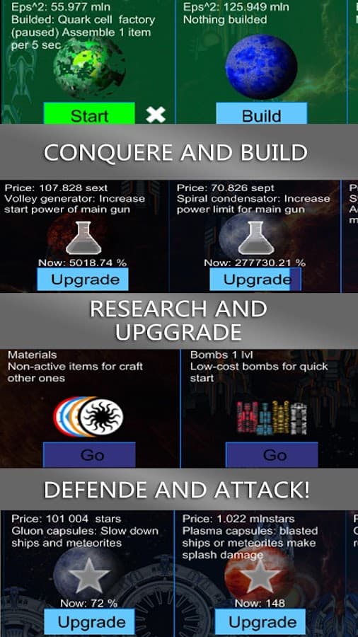 Galaxy Clicker апп screenshot 4
