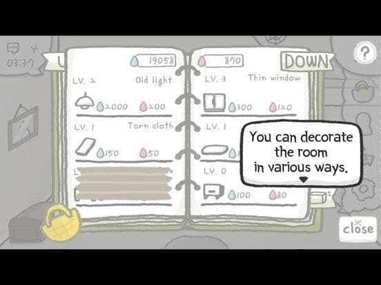 Rainy attic room screenshot 5
