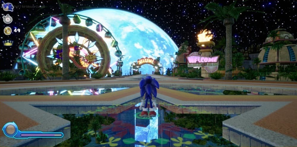 Sonic Colors - Tropical Resort Act.1 in Unreal Engine