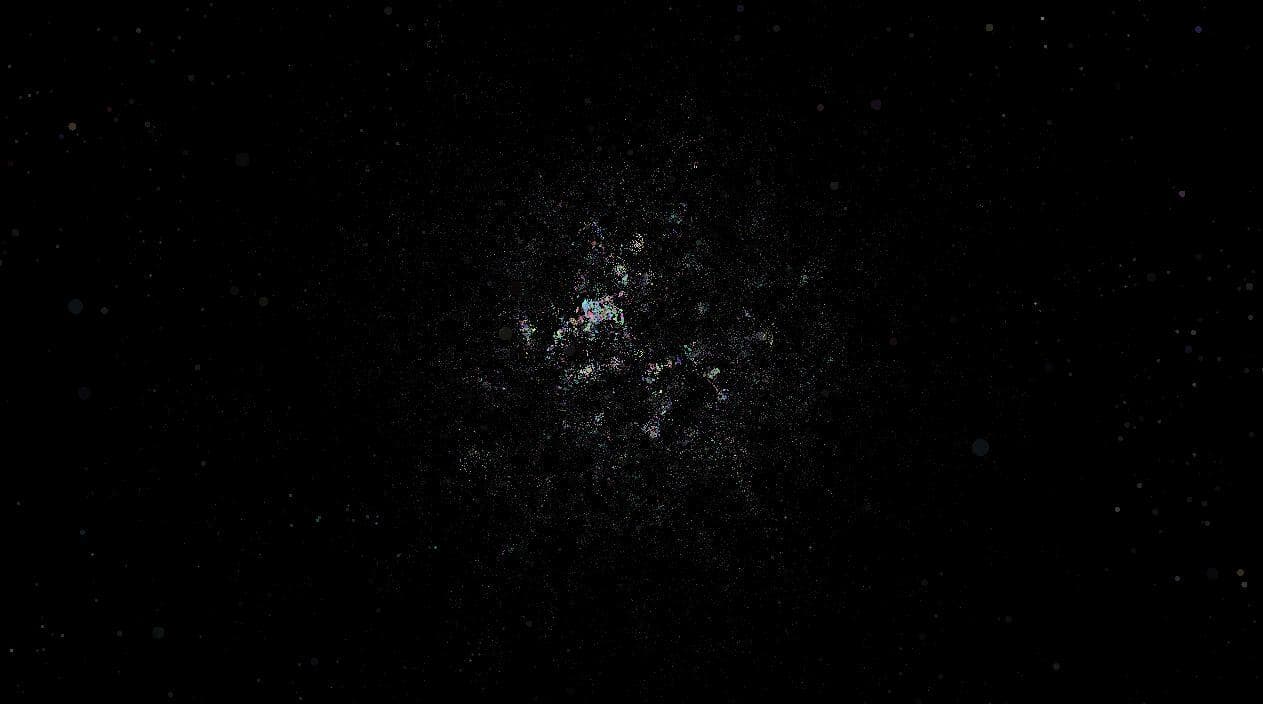 Particle life 3D, 4D screenshot 2