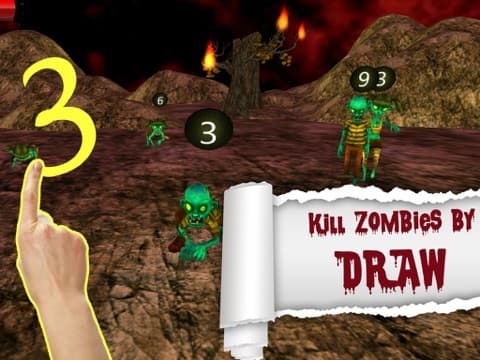 Zombies Finger Fight screenshot 2