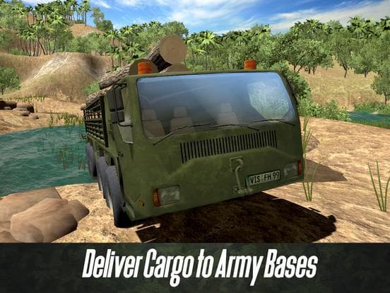 Army Truck Offroad Simulator 3D Full - Drive military truck! screenshot 2