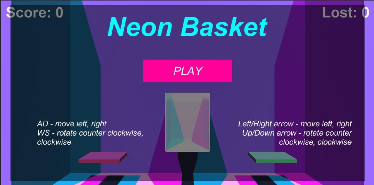 Neon Basket screenshot 3
