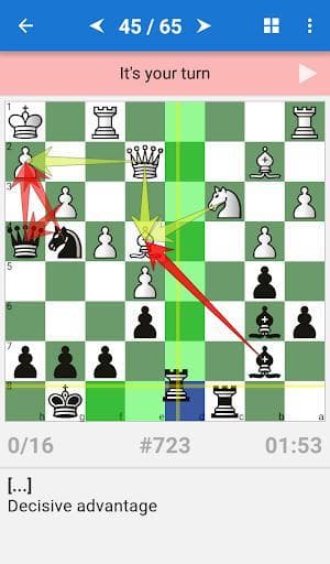 Chess Tactics Art (1400-1600 ELO) screenshot 2