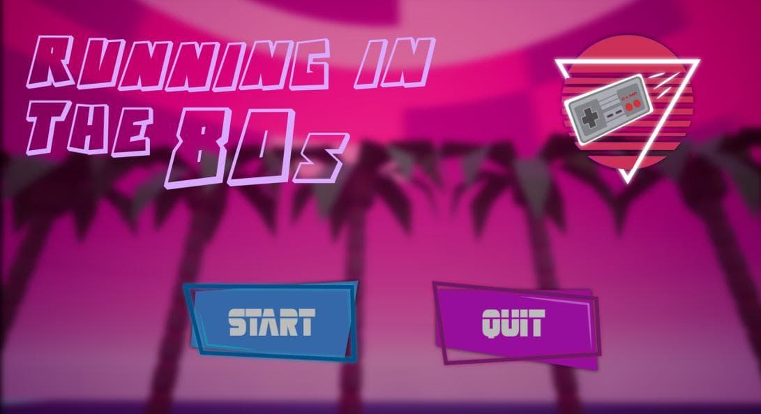 Running in the 80s - GGJ2023 screenshot 2