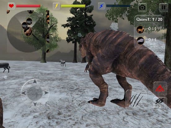 Wild T-Rax the Dino Simulator N Forest Hungry Rivals screenshot 4