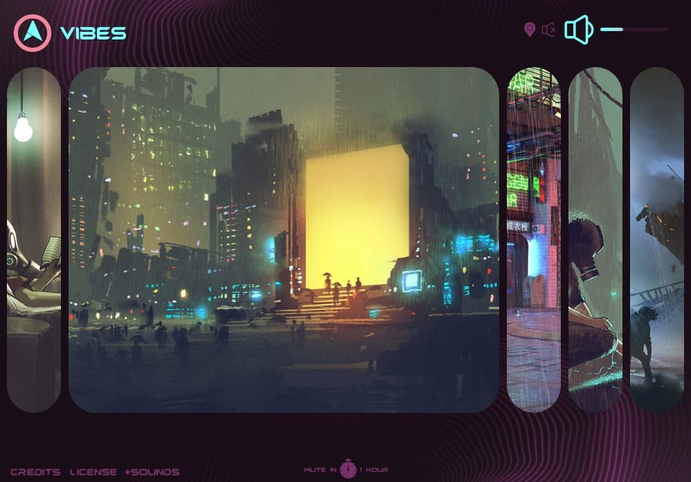 Vibes - positive soundscapes to boost your workday