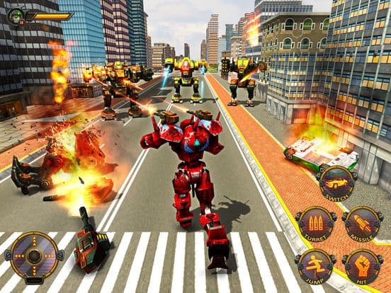Robots Car War Transformer - Fighting Battle Hero screenshot 3