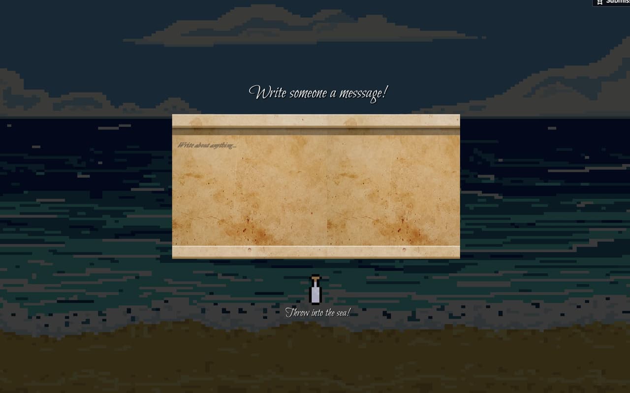 Message in a Bottle (cpgeier, zdgeier, NMidkiff, tphelps93)