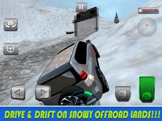 Snow 4x4 Prado Hill Road screenshot 3
