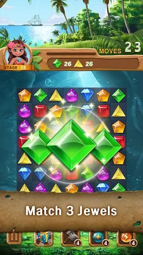 Jewels Island: Match-3 Puzzle screenshot 2