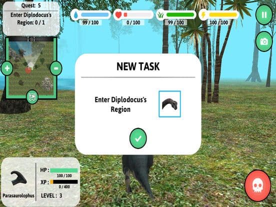 Parasaurolophus Simulator screenshot 4
