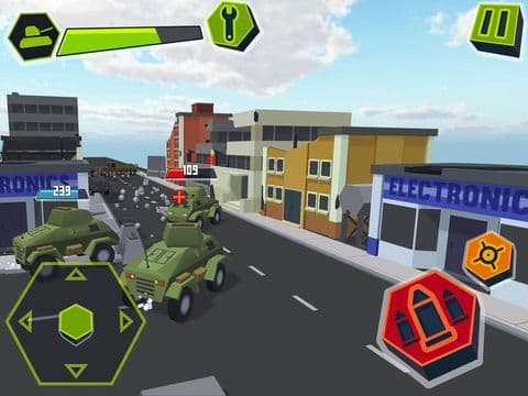 Cube Tanks - Blitz War 3D screenshot 5