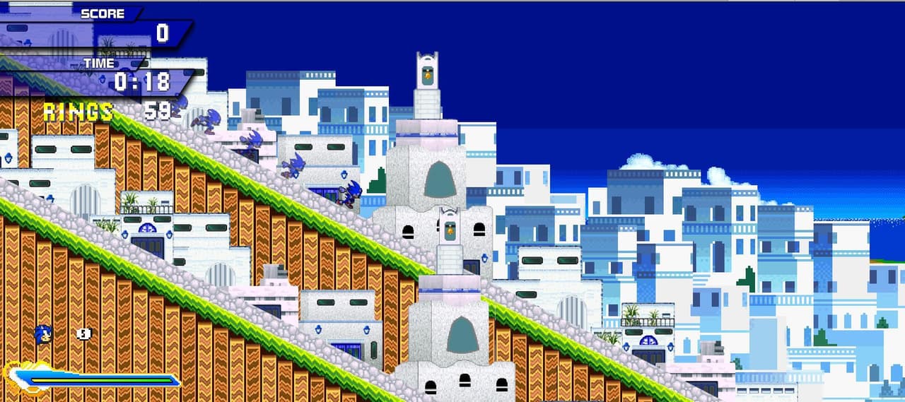 Sonic SpeedBattle (fangame) screenshot 2