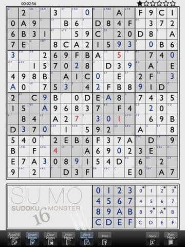 Sudoku 16 Monster screenshot 2