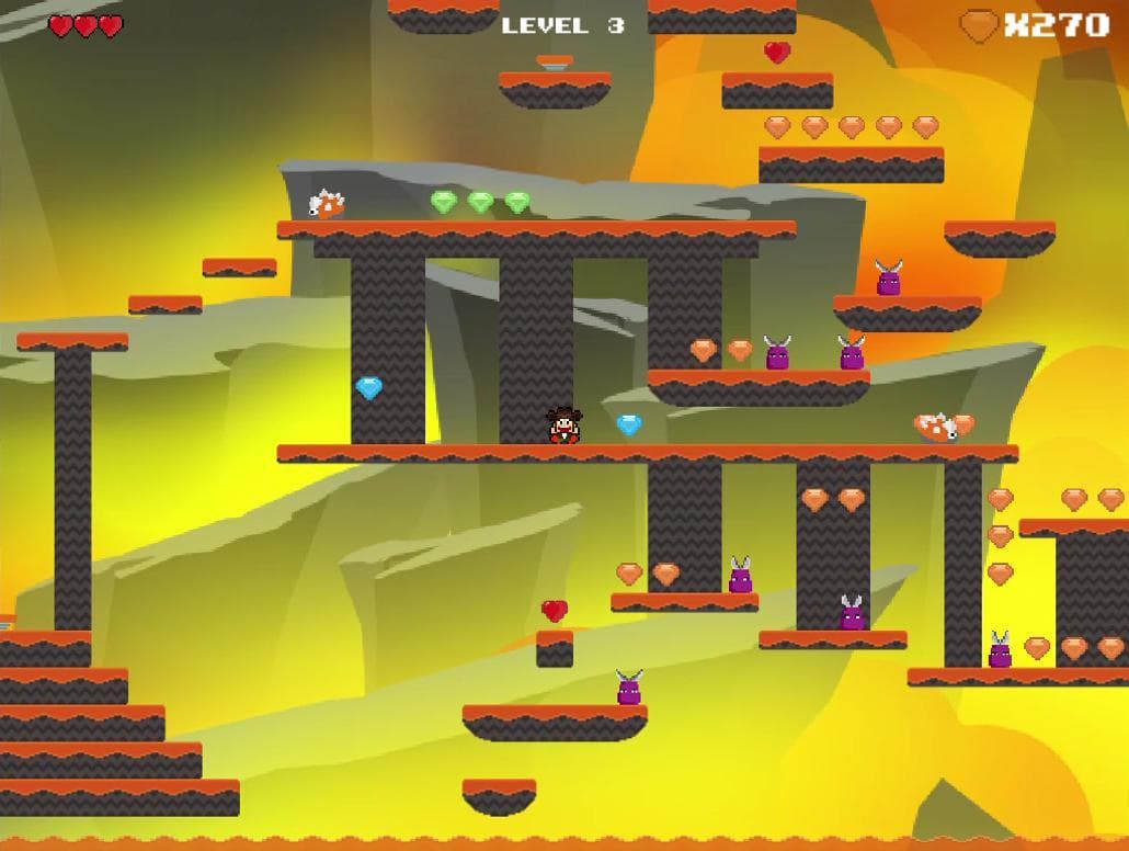Lava Rolling Kid (itch) screenshot 4