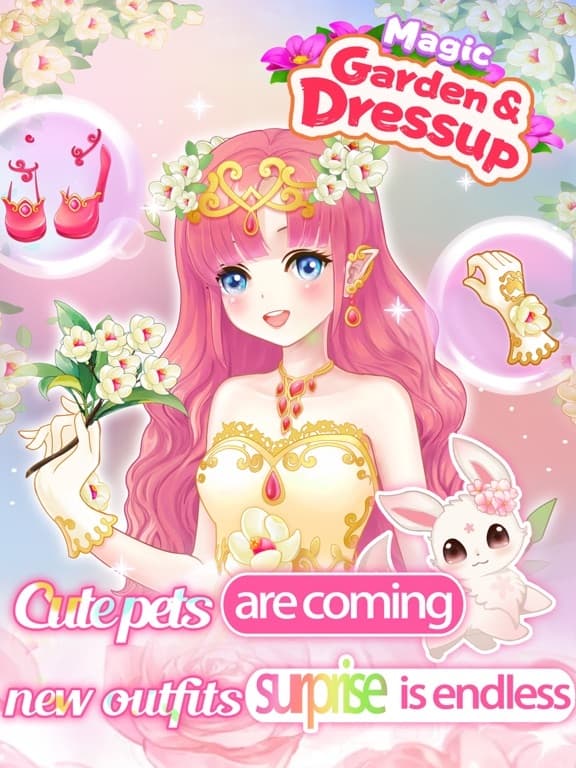 Princess Garden Dressup screenshot 2