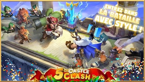 Castle Clash: RPG War and Strategy FR screenshot 5