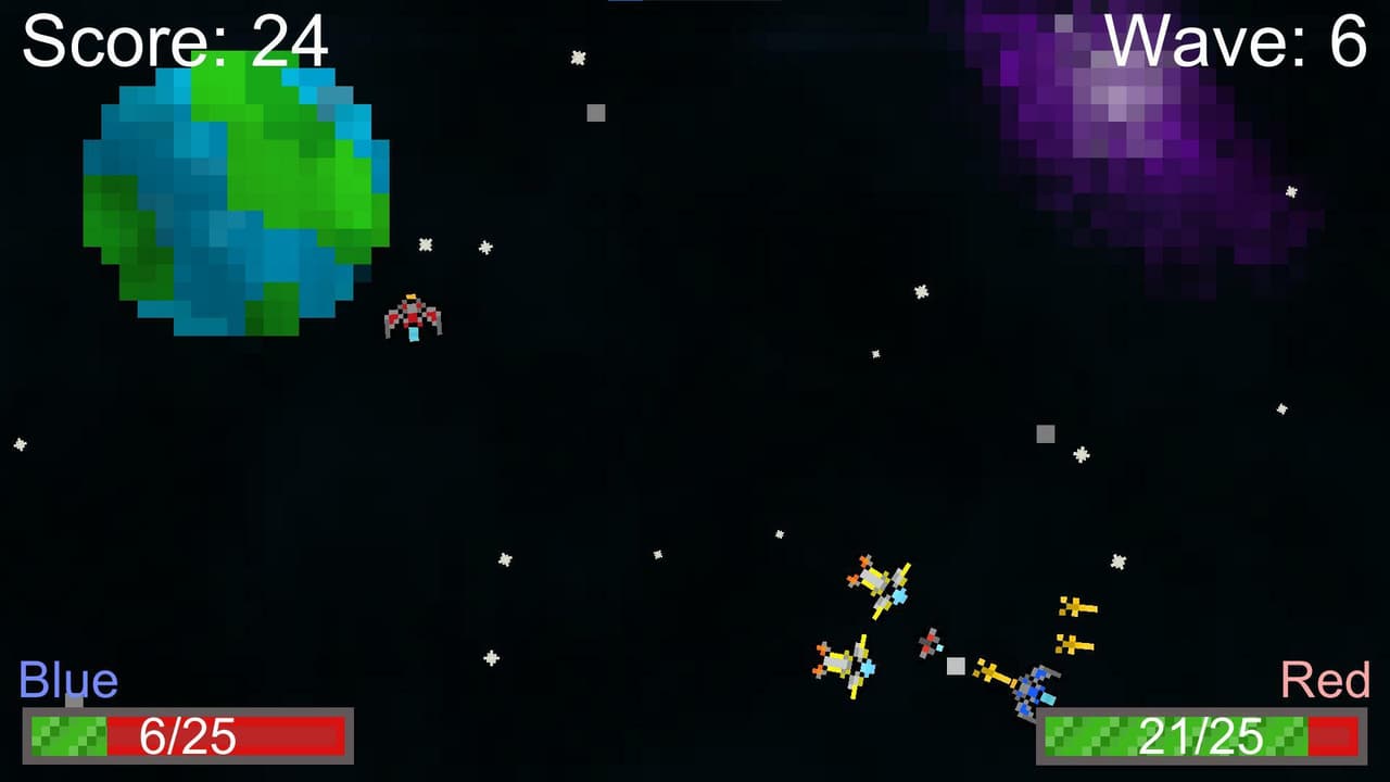 Space Wars: Galactic defenders