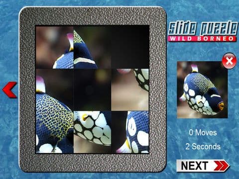 Slide Puzzle Borneo (The land below the Wind)