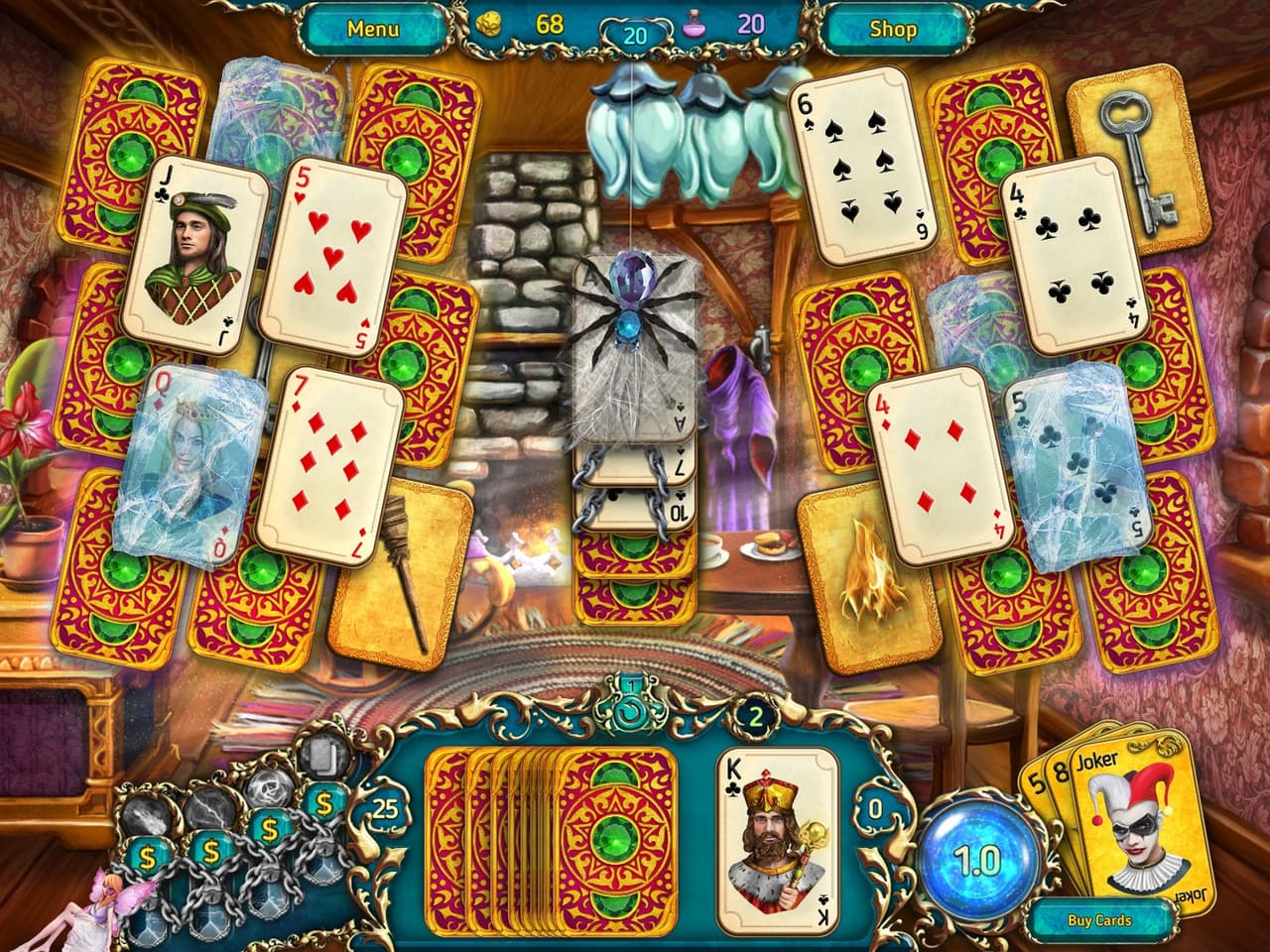 Dreamland Solitaire: Dragons Fury screenshot 4
