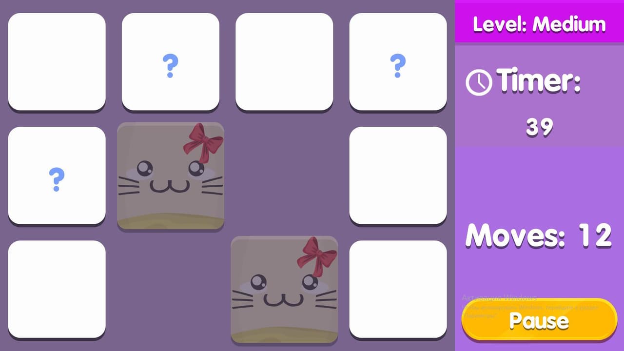 MemoryGame:Cats