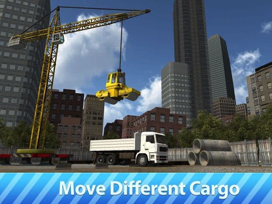 City Tower Crane 3D Simulator - Real city construction