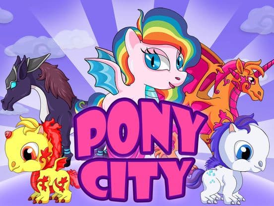 Pony City - Girls pet unicorn evolution games screenshot 2