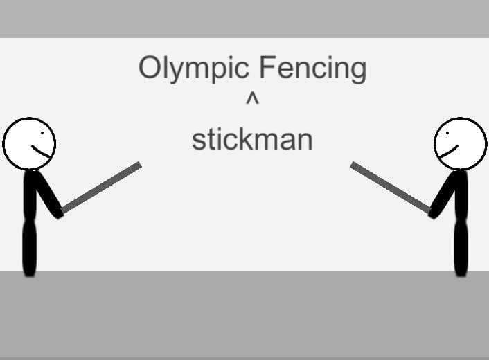 Olympic Stickman Fencing