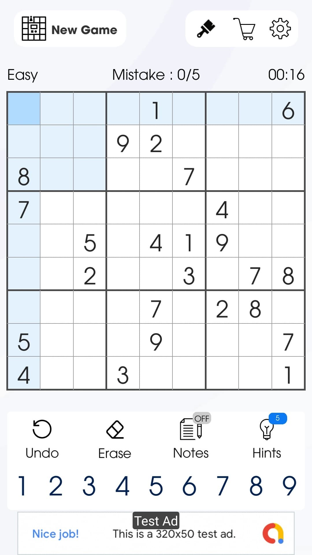 Sudoku - Unity Complete Project screenshot 2