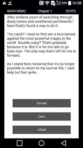 Magium - Text adventure RPG (CYOA) screenshot 2