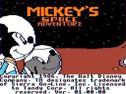 Mickeys Space Adventure