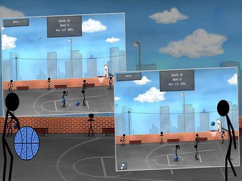 Stickman Street Basketball screenshot 4