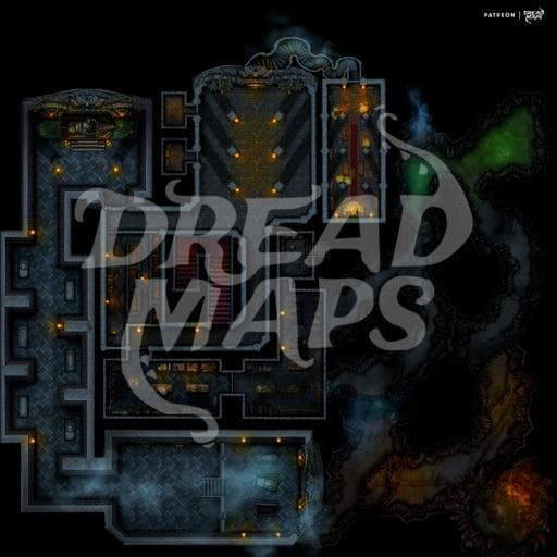 Rosebud Hollow Manor TTRPG Battlemap screenshot 2