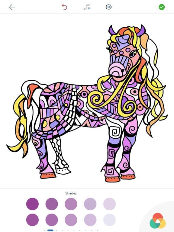 Horse Coloring Book for Adults screenshot 5