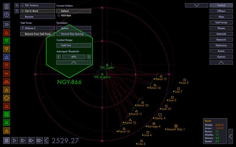 Tactical Space Command screenshot 2