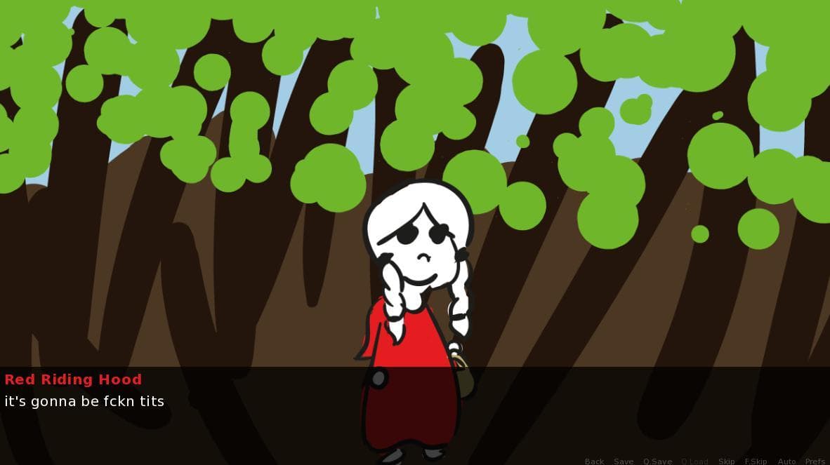 basic bitch red riding hood screenshot 3