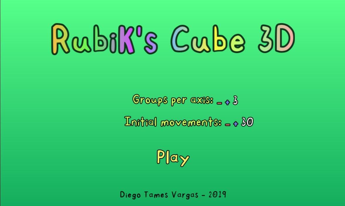 Rubiks Cube 3D screenshot 2
