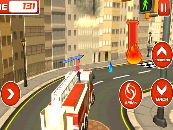 City Fire Fighter Rescue Truck Sim screenshot 2