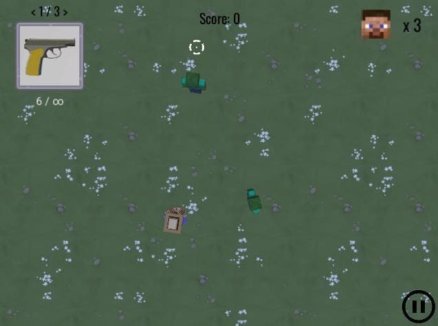 STEVE vs ZOMBIES screenshot 2